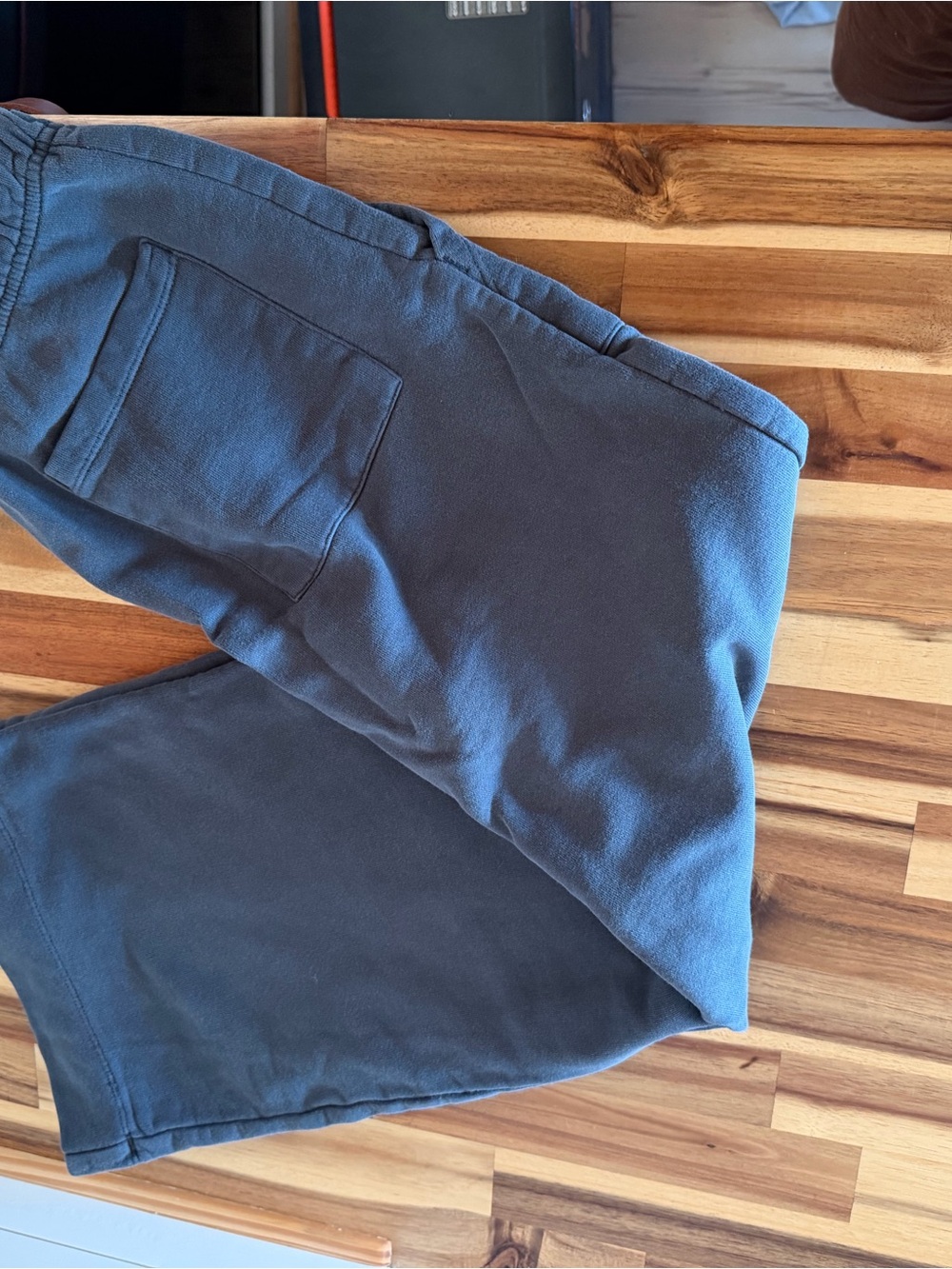 MATE Organic Fleece Wide Leg Pant - blue grey - Picture 7 of 16